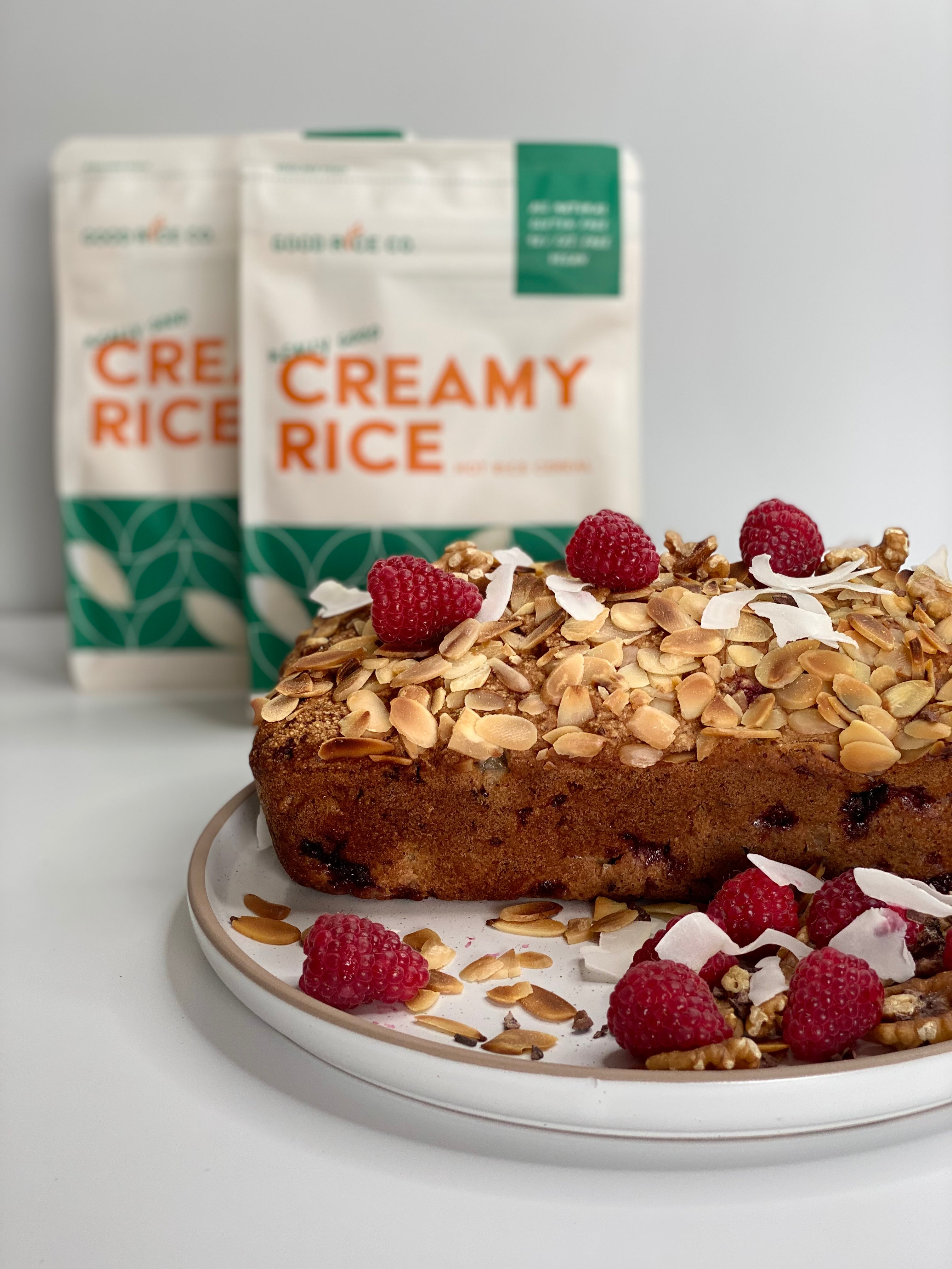 Raspberry, Pear & Walnut Loaf Creamy Rice Flavour Combo 🌾 – Good Society Food Co.