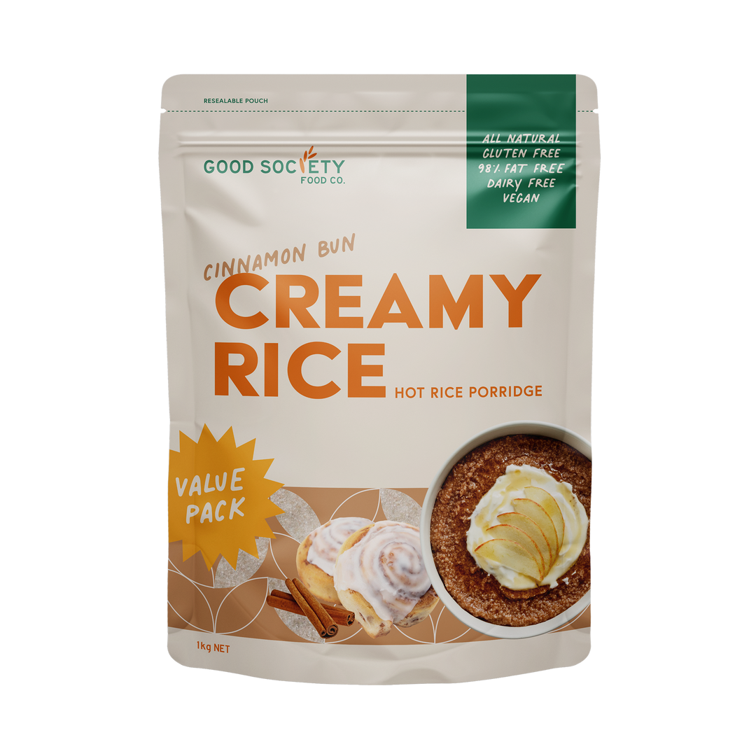 Cinnamon Bun Creamy Rice