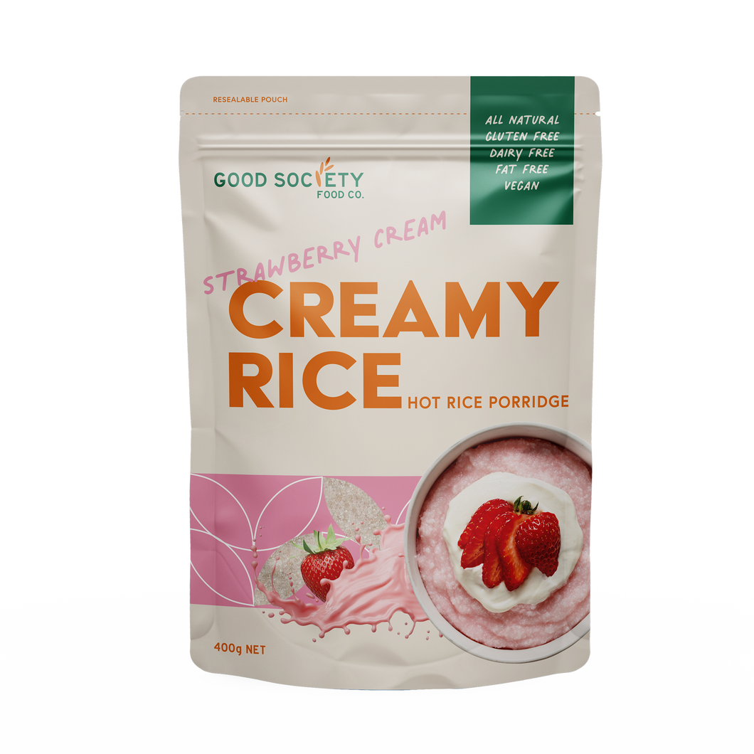 Strawberry Cream Creamy Rice 400g